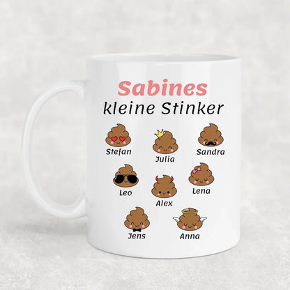 Kleine stinkerdjes van mama/oma - Gepersonaliseerde mok