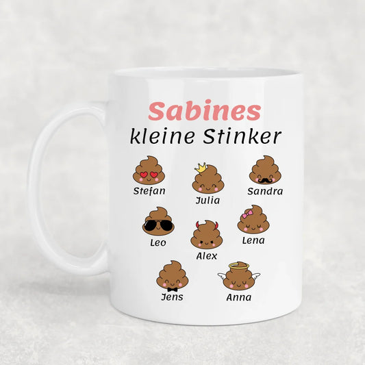 Kleine stinkerdjes van mama/oma - Gepersonaliseerde mok