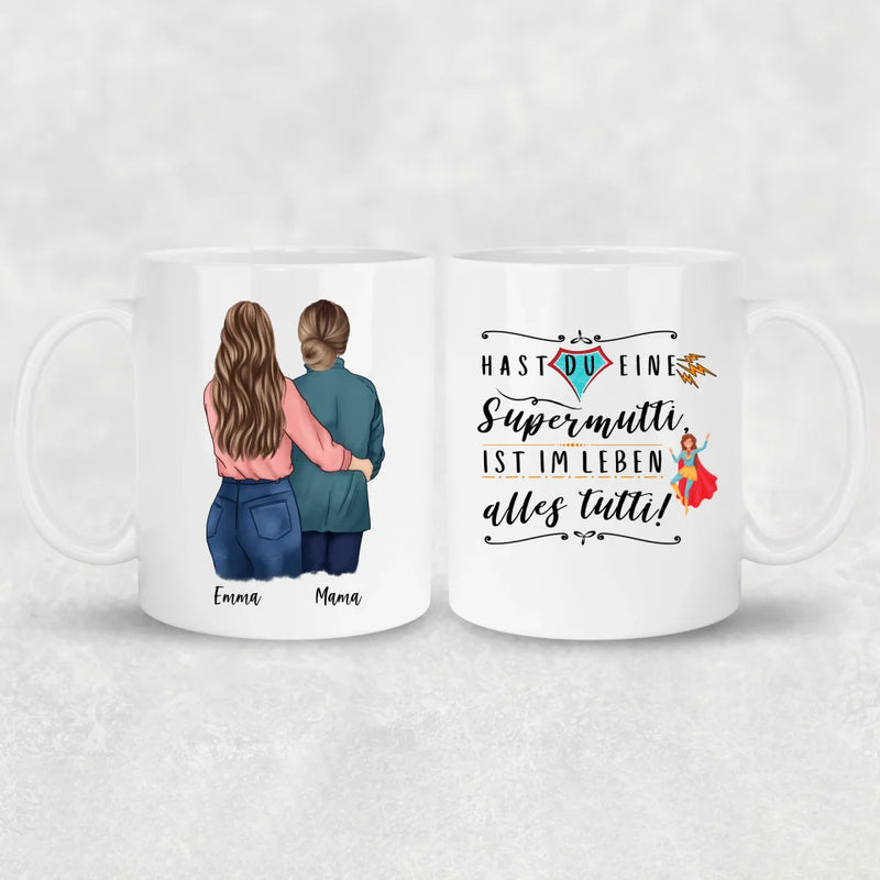 Mama ist die Beste! - Personalisierte Tasse