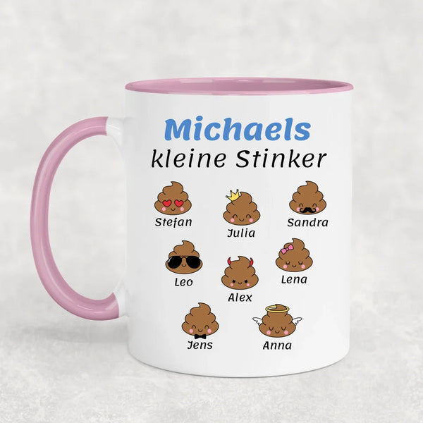 Papas/Opas kleine Stinker - Personalisierte Tasse