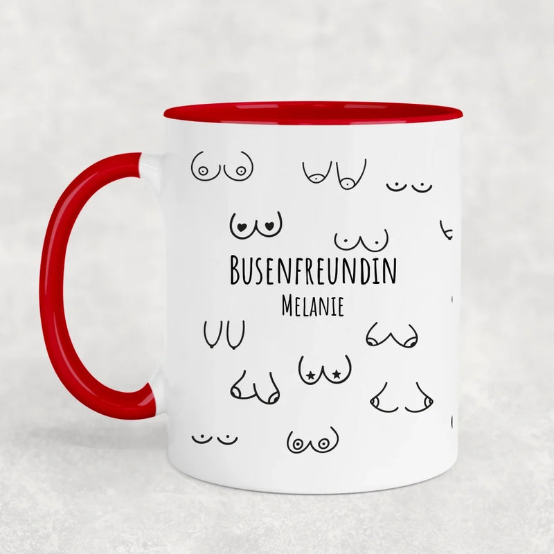 Busenfreundin - Personalisierte Tasse