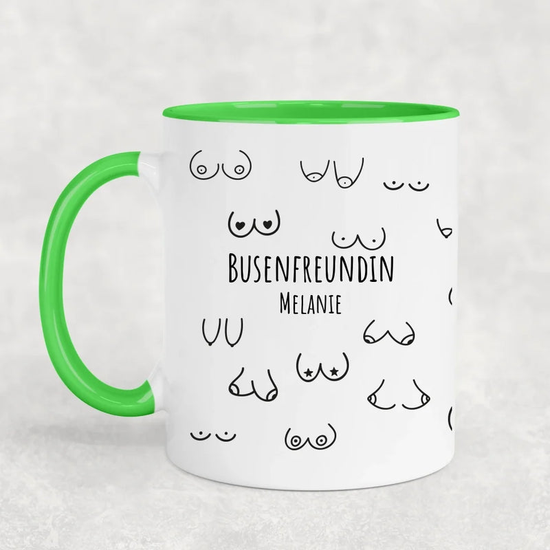 Busenfreundin - Personalisierte Tasse