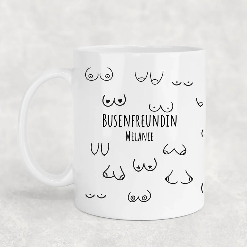 Busenfreundin - Personalisierte Tasse