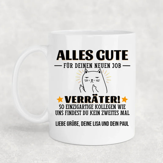 Gefeliciteerd, verrader! - Gepersonaliseerde mok