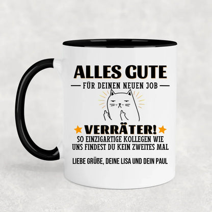 Gefeliciteerd, verrader! - Gepersonaliseerde mok
