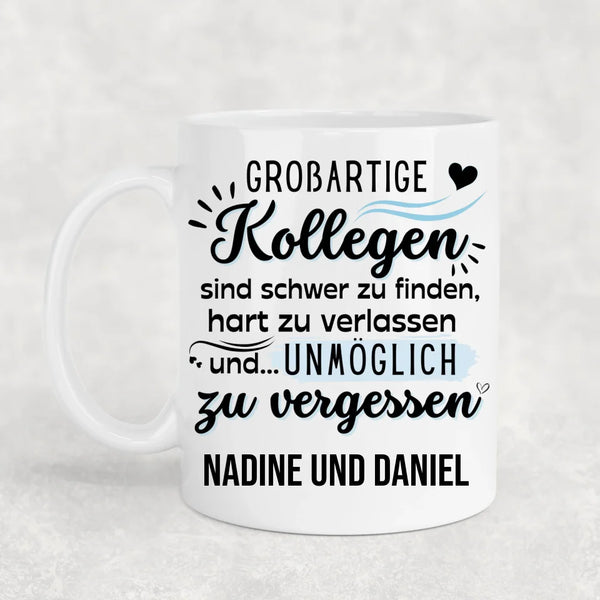 Büroerinnerungen - Personalisierte Tasse