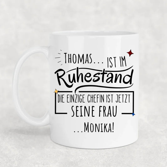Pensioen - Gepersonaliseerde mok