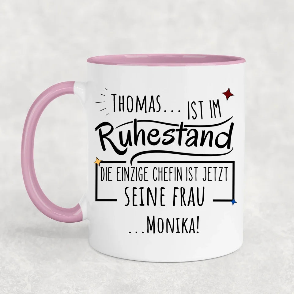 Pensioen - Gepersonaliseerde mok