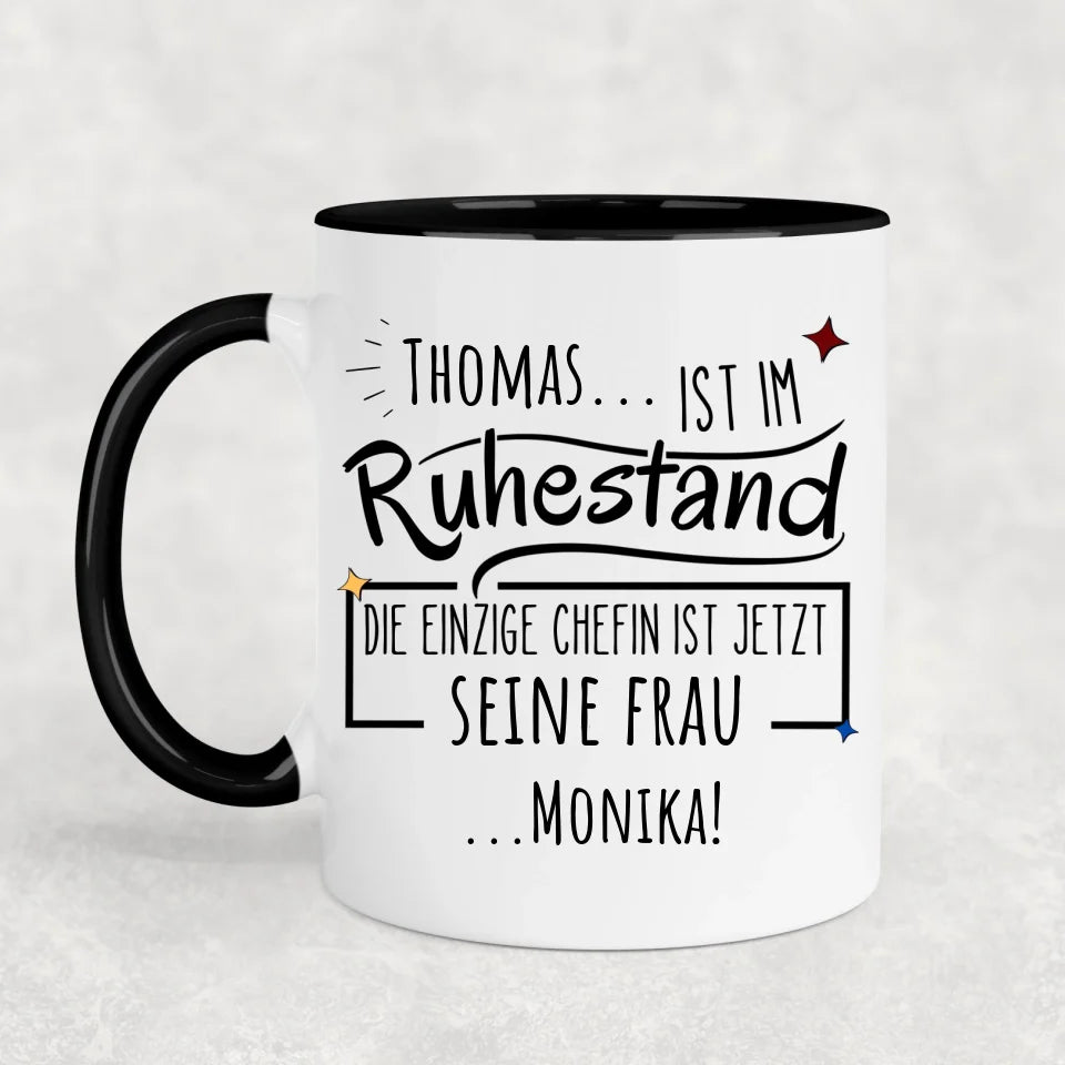 Pensioen - Gepersonaliseerde mok