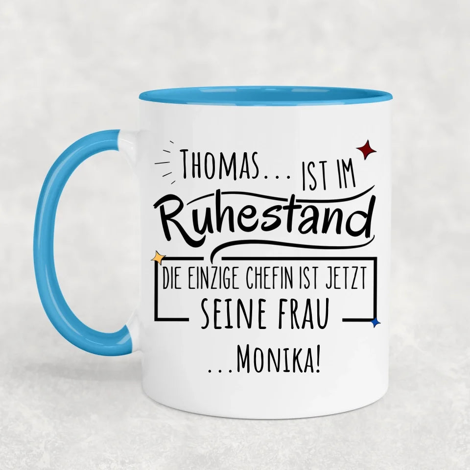 Pensioen - Gepersonaliseerde mok