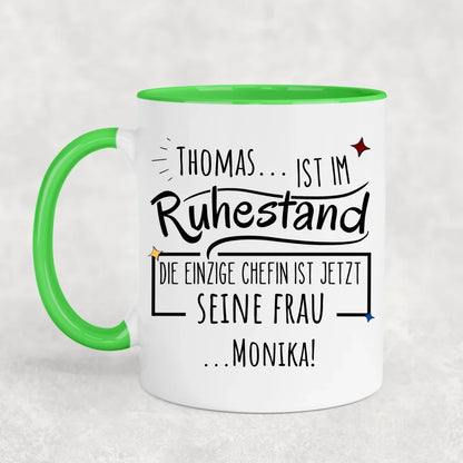 Pensioen - Gepersonaliseerde mok