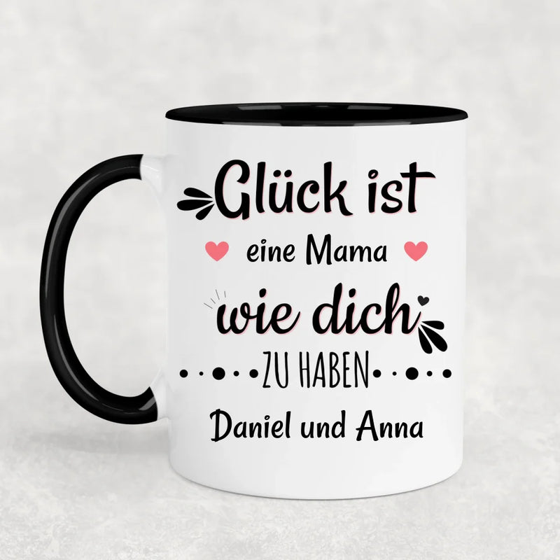 Glück ist - Personalisierte Tasse