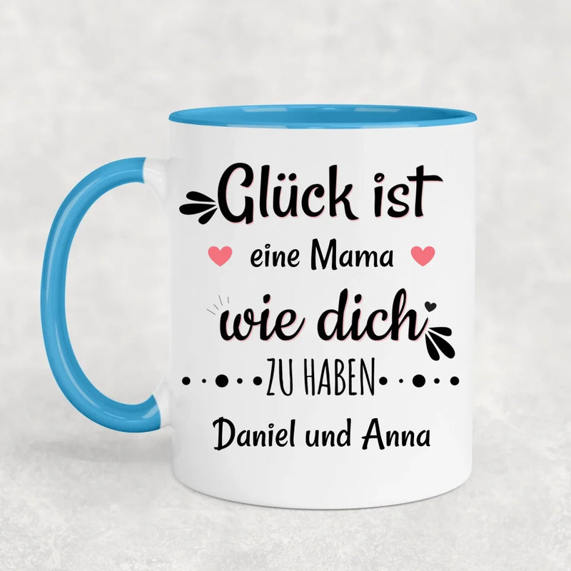 Glück ist - Personalisierte Tasse