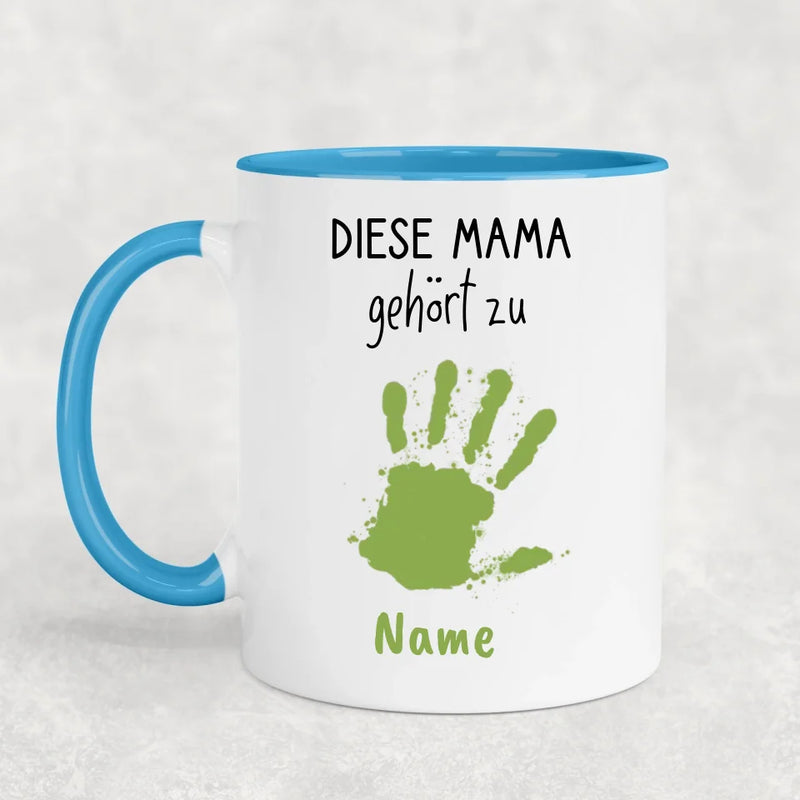 Handabdrücke - Personalisierte Tasse