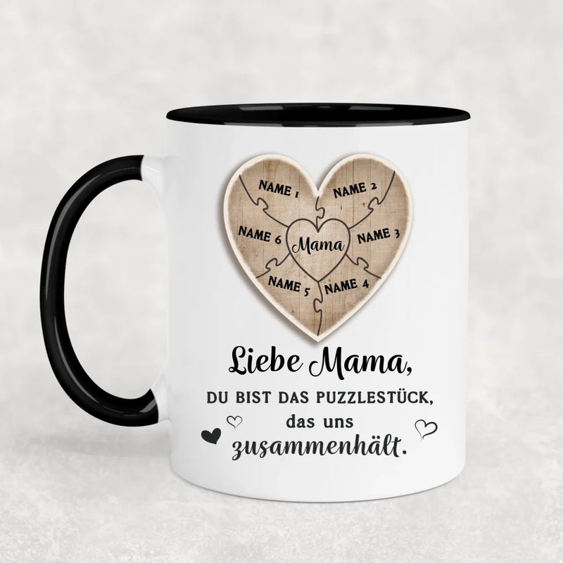 Puzzlestück - Personalisierte Tasse