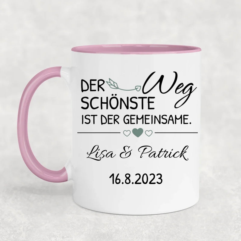 Gemeinsam - Personalisierte Tasse