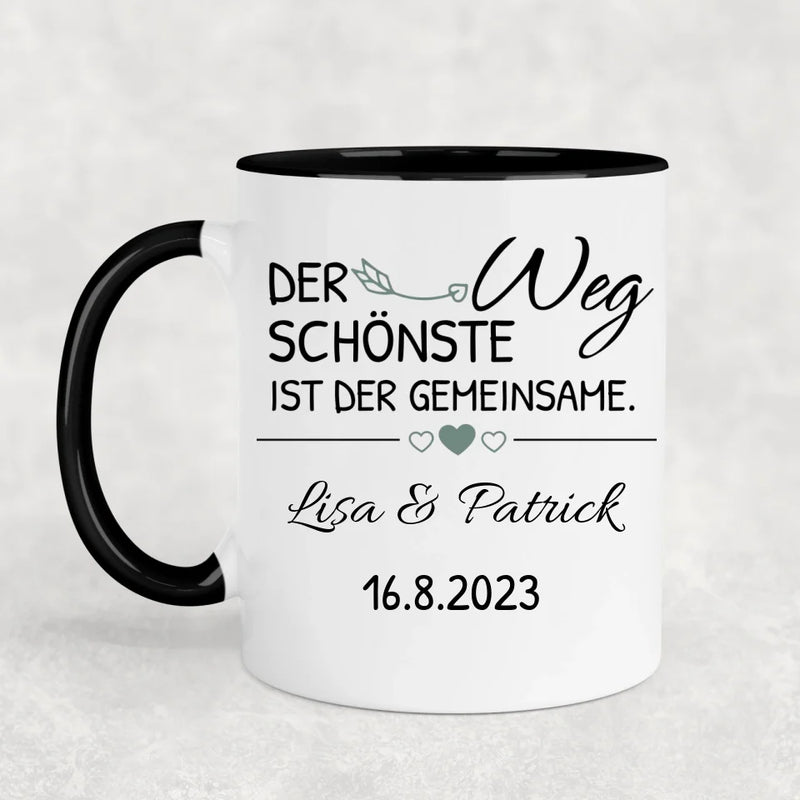 Gemeinsam - Personalisierte Tasse