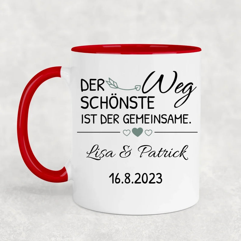 Gemeinsam - Personalisierte Tasse