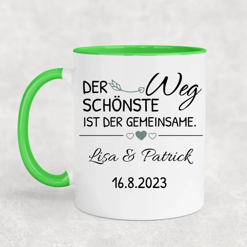 Gemeinsam - Personalisierte Tasse