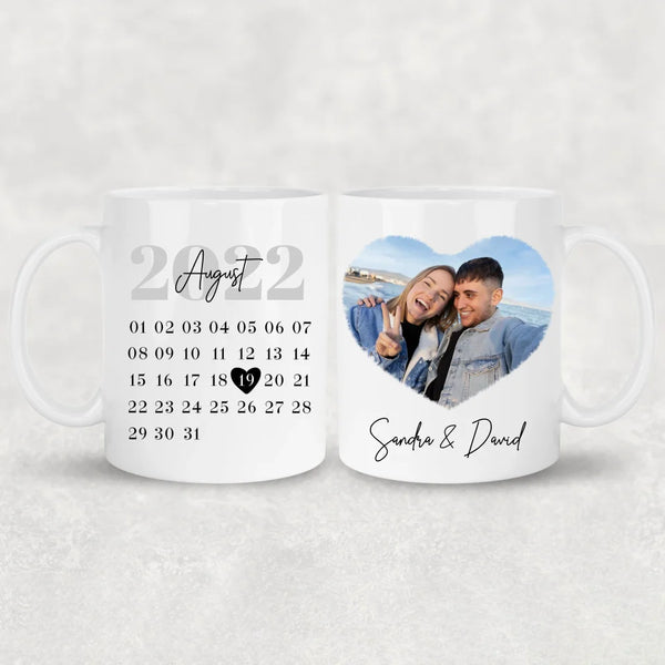 Unser Tag - Personalisierte Tasse