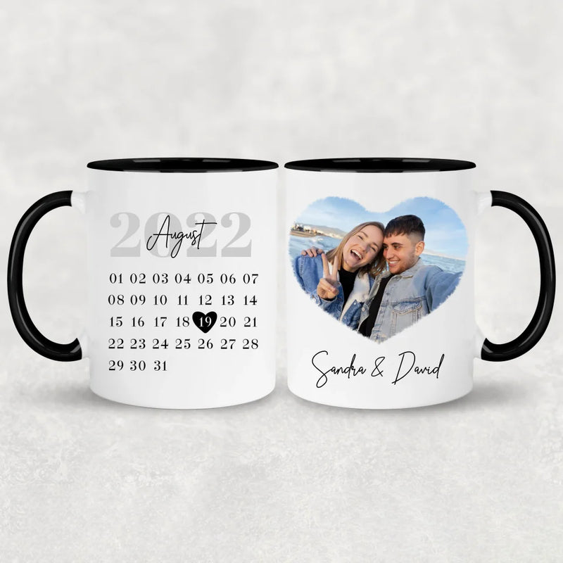 Unser Tag - Personalisierte Tasse