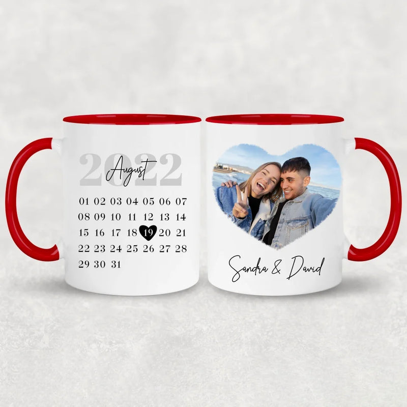 Unser Tag - Personalisierte Tasse