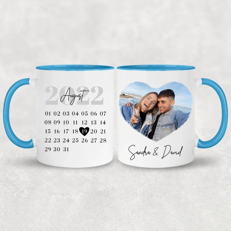 Unser Tag - Personalisierte Tasse