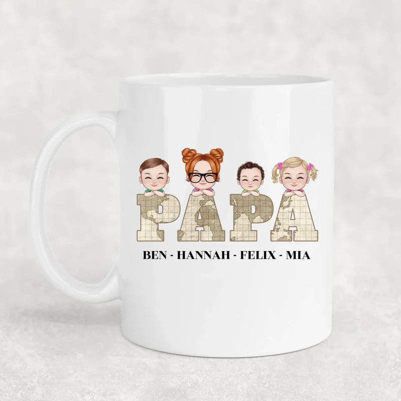 Kleine Abenteurer - Personalisierte Tasse