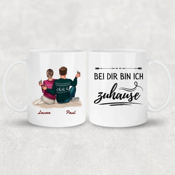 Wir beide - Personalisierte Tasse