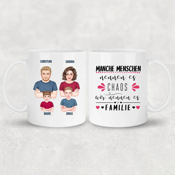 Familienbande - Personalisierte Tasse