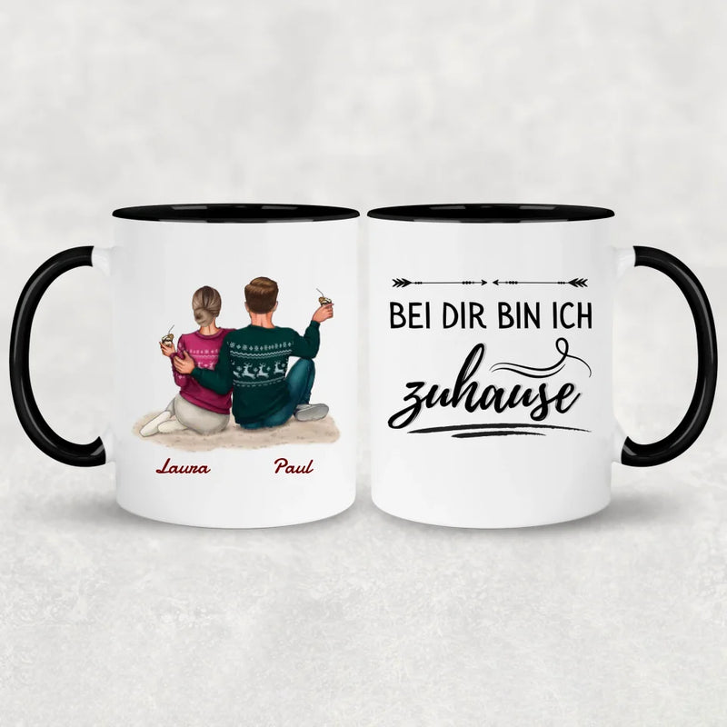 Wir beide - Personalisierte Tasse