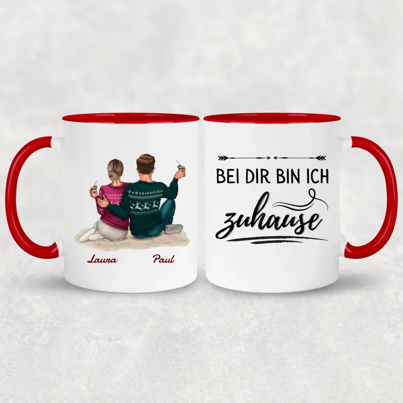 Wir beide - Personalisierte Tasse