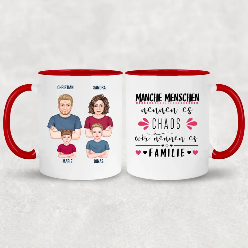 Familienbande - Personalisierte Tasse