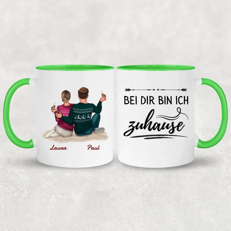 Wir beide - Personalisierte Tasse