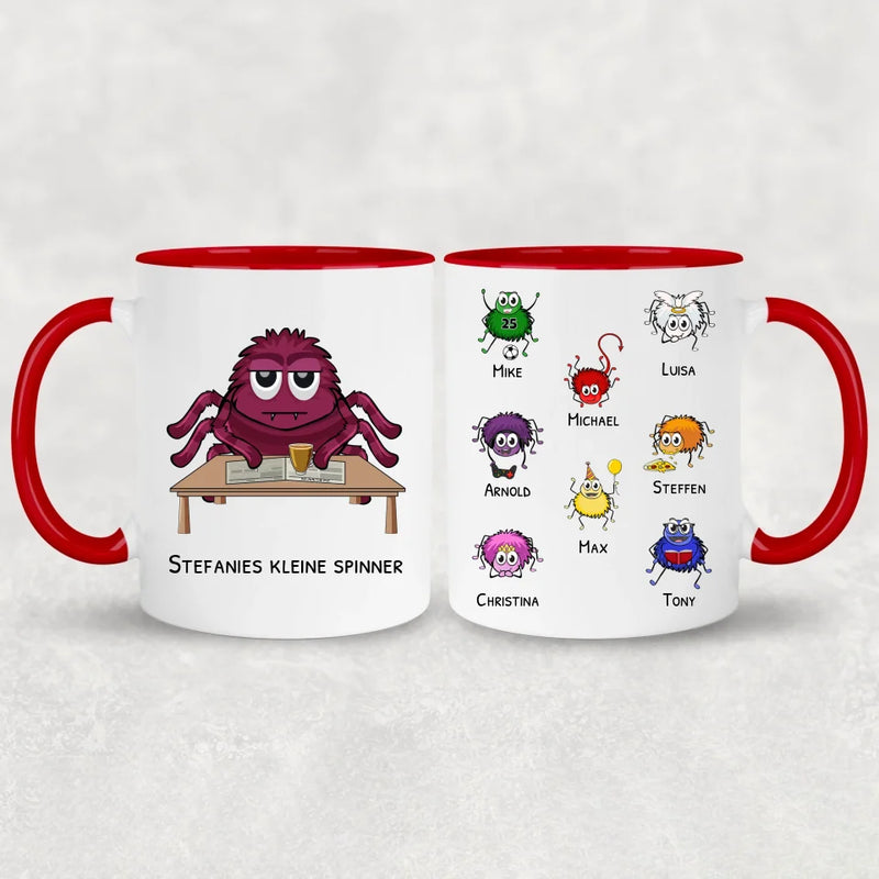 Kleine Spinner - Personalisierte Tasse