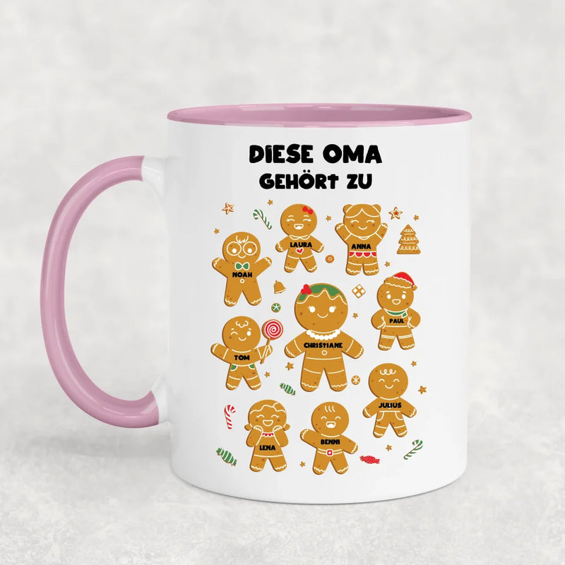 Lebkuchen-Lieblinge - Personalisierte Tasse