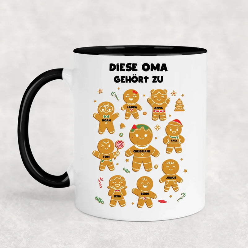 Lebkuchen-Lieblinge - Personalisierte Tasse