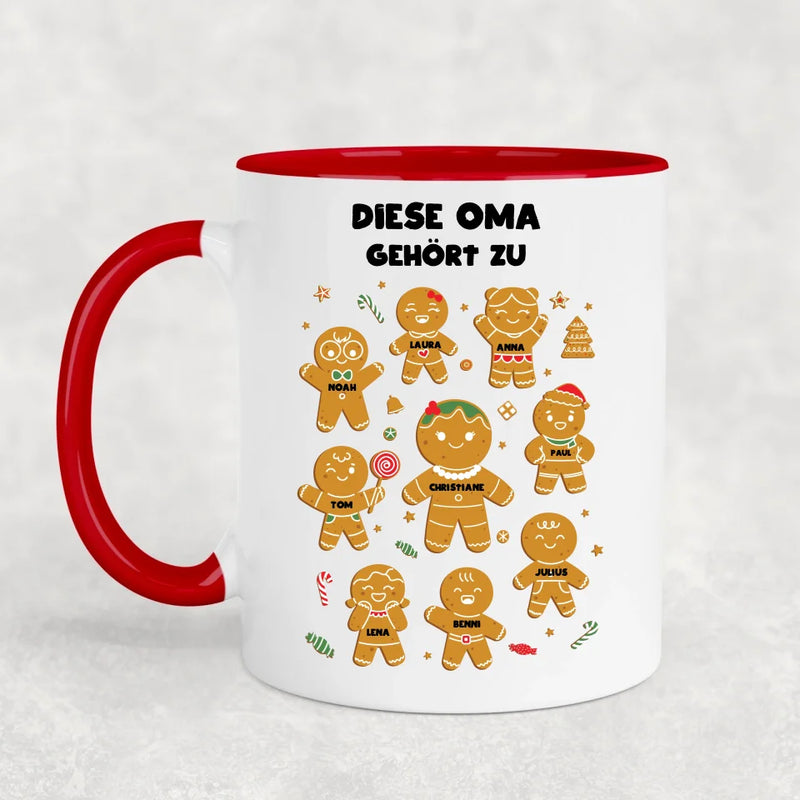 Lebkuchen-Lieblinge - Personalisierte Tasse