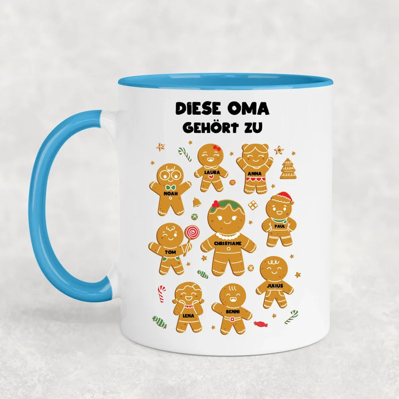 Lebkuchen-Lieblinge - Personalisierte Tasse