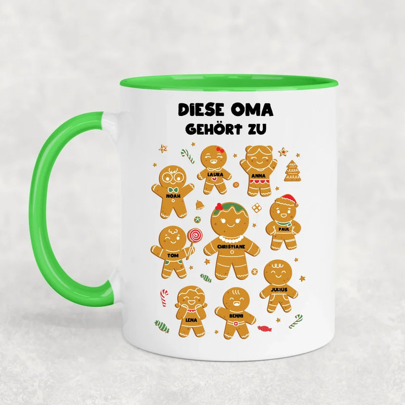 Lebkuchen-Lieblinge - Personalisierte Tasse