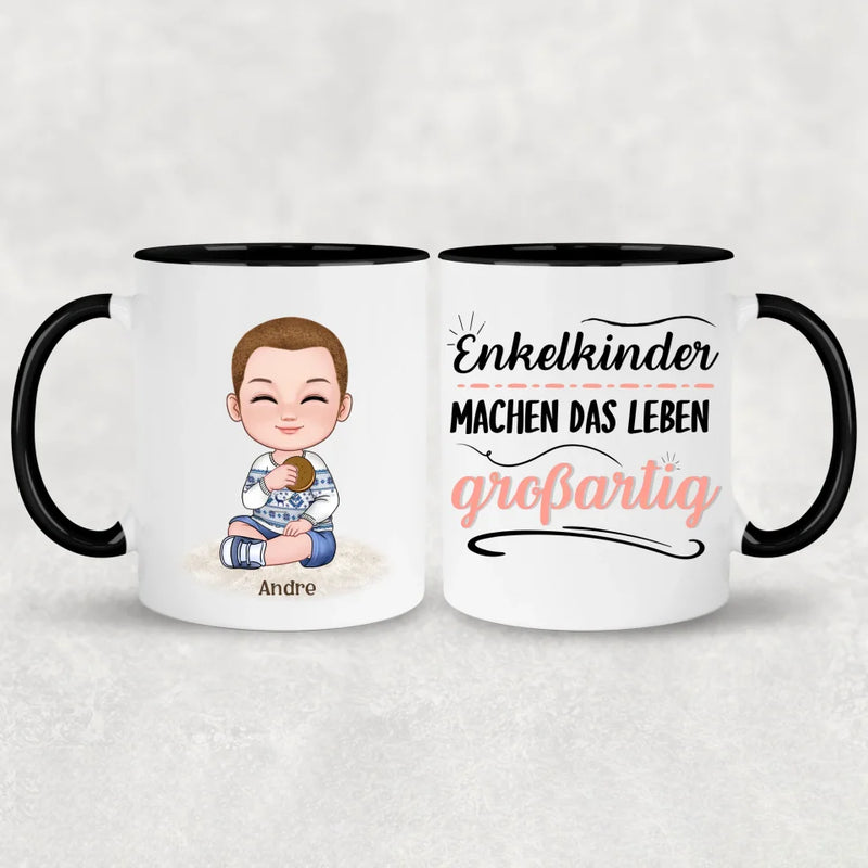 Kleine Schätze - Personalisierte Tasse