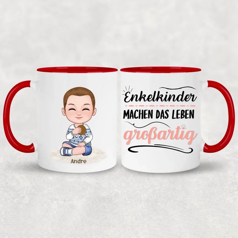 Kleine Schätze - Personalisierte Tasse