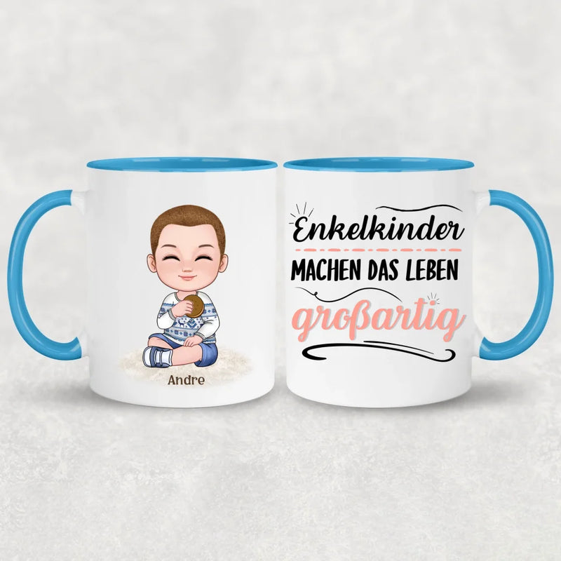 Kleine Schätze - Personalisierte Tasse