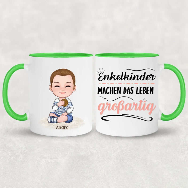 Kleine Schätze - Personalisierte Tasse