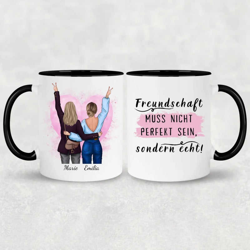 Gemeinsam stark - Personalisierte Tasse