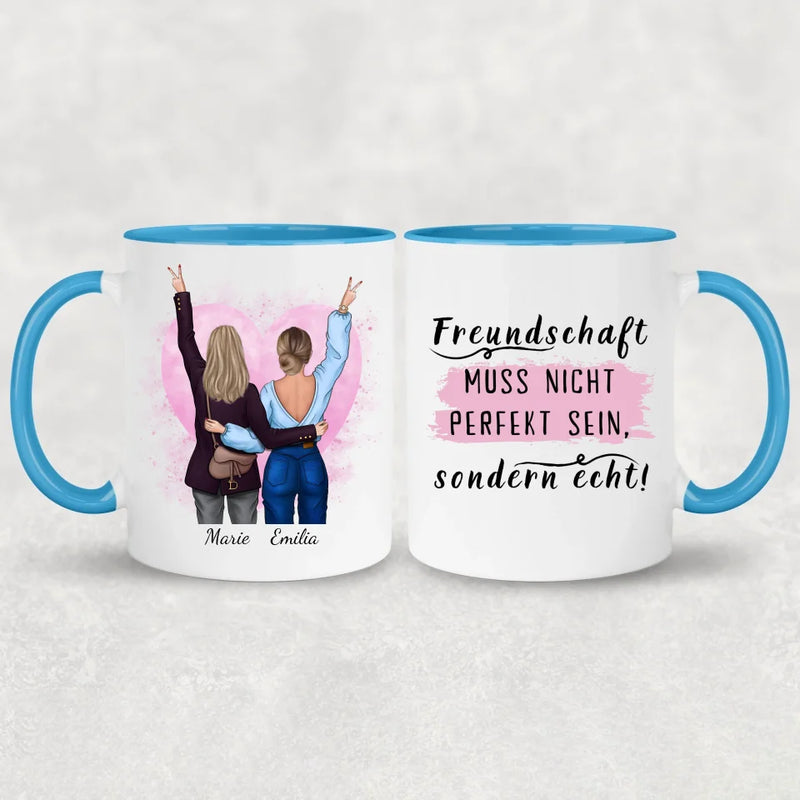 Gemeinsam stark - Personalisierte Tasse