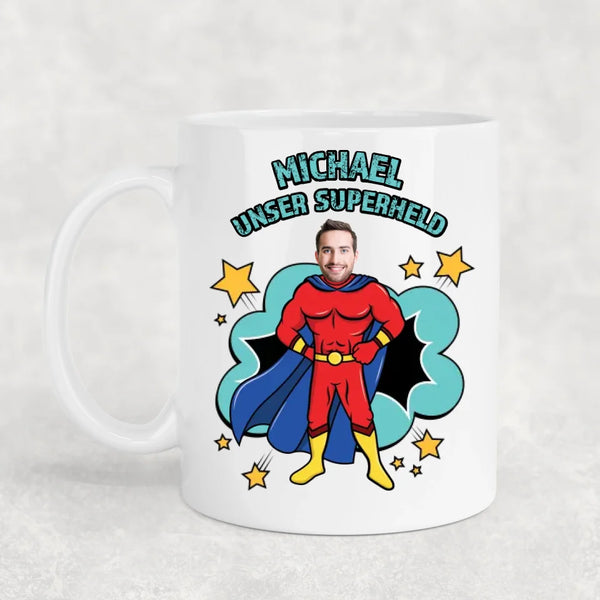 Superheld - Personalisierte Tasse