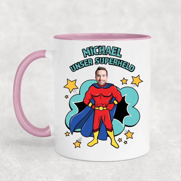 Superheld - Personalisierte Tasse