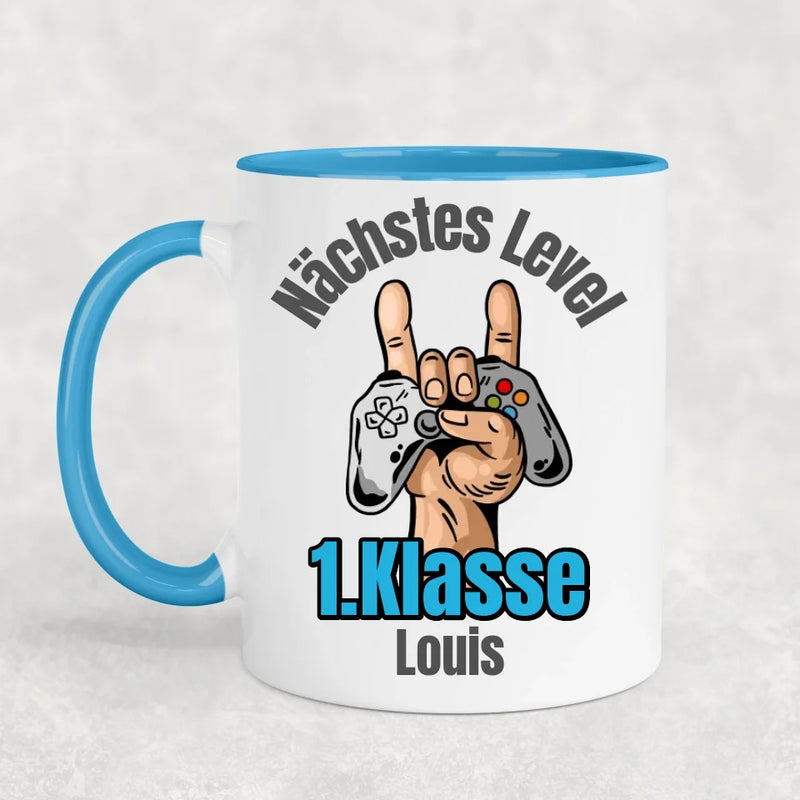 Nächstes Level - Personalisierte Tasse