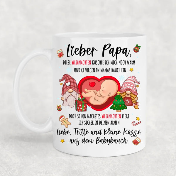 Eingekuschelt - Personalisierte Tasse